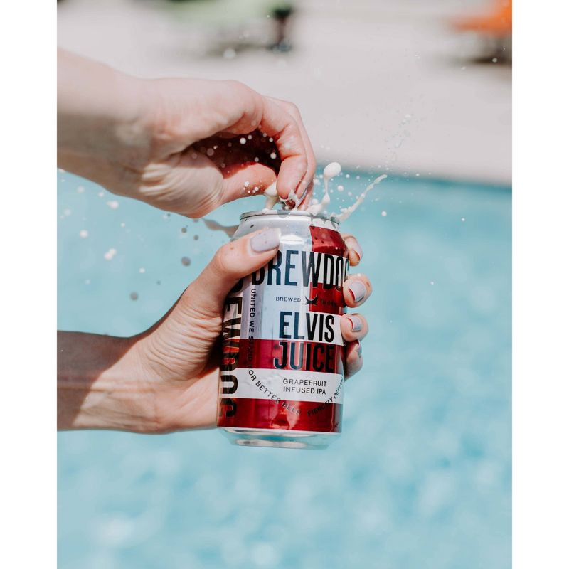 slide 4 of 4, BrewDog Elvis Juice IPA Beer - 6pk/12 fl oz Cans, 6 ct; 12 fl oz