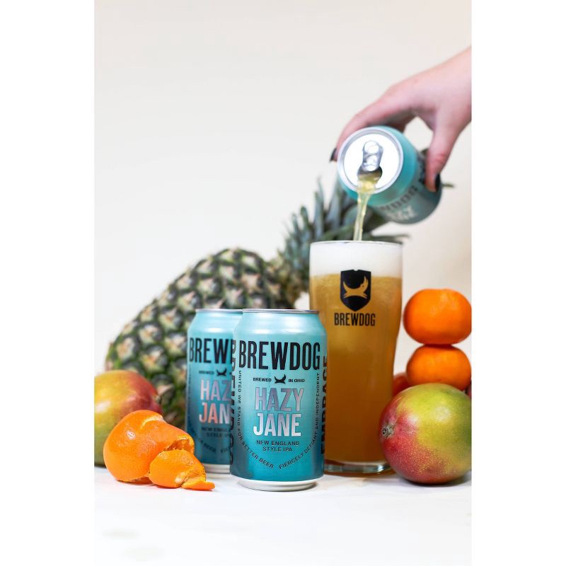 slide 2 of 3, BrewDog Hazy Jane NE IPA Beer - 6pk/12 fl oz Cans, 6 ct; 12 fl oz