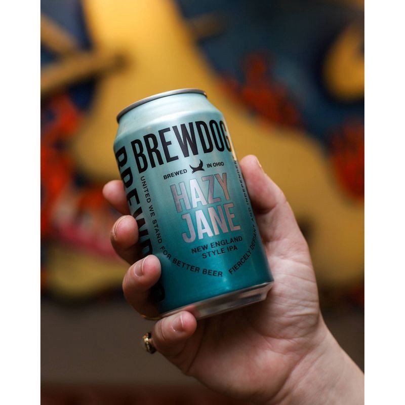 slide 3 of 3, BrewDog Hazy Jane NE IPA Beer - 6pk/12 fl oz Cans, 6 ct; 12 fl oz