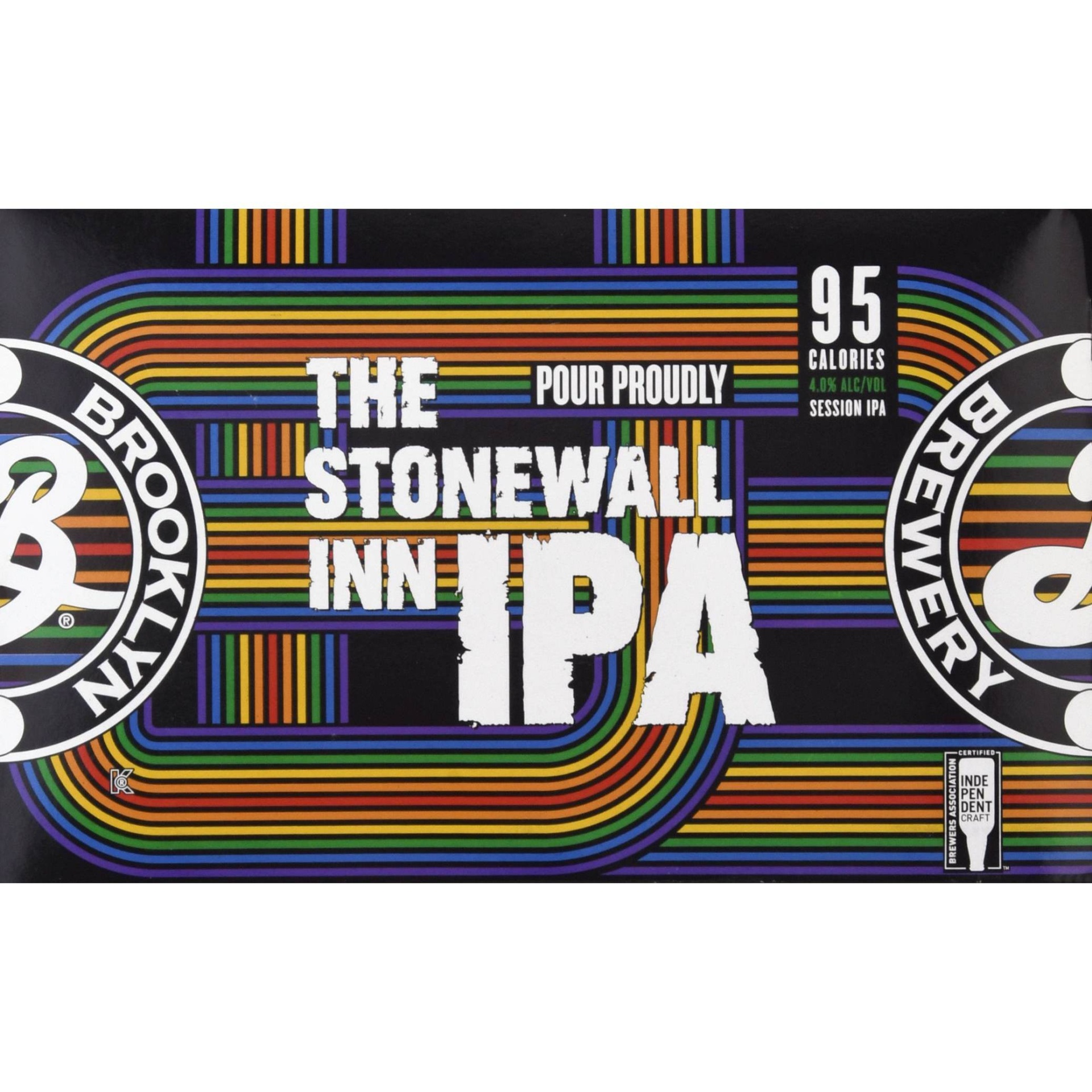 slide 1 of 3, Brooklyn Brewery Brooklyn Stonewall Inn Session IPA Beer - 6pk/12 fl oz Cans, 6 ct; 12 fl oz