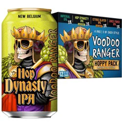 New Belgium Voodoo Ranger Hoppy IPA Variety Pack Beer - 12pk/12 fl oz Cans