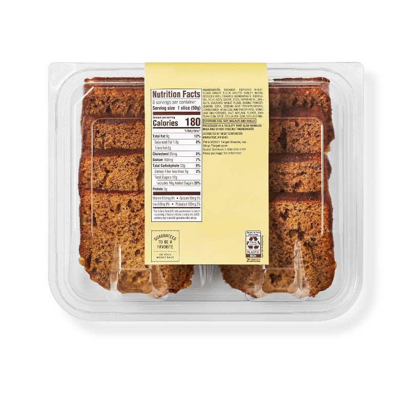 slide 2 of 4, Banana Nut Sliced Cake - 14.1oz - Favorite Day™, 14.1 oz