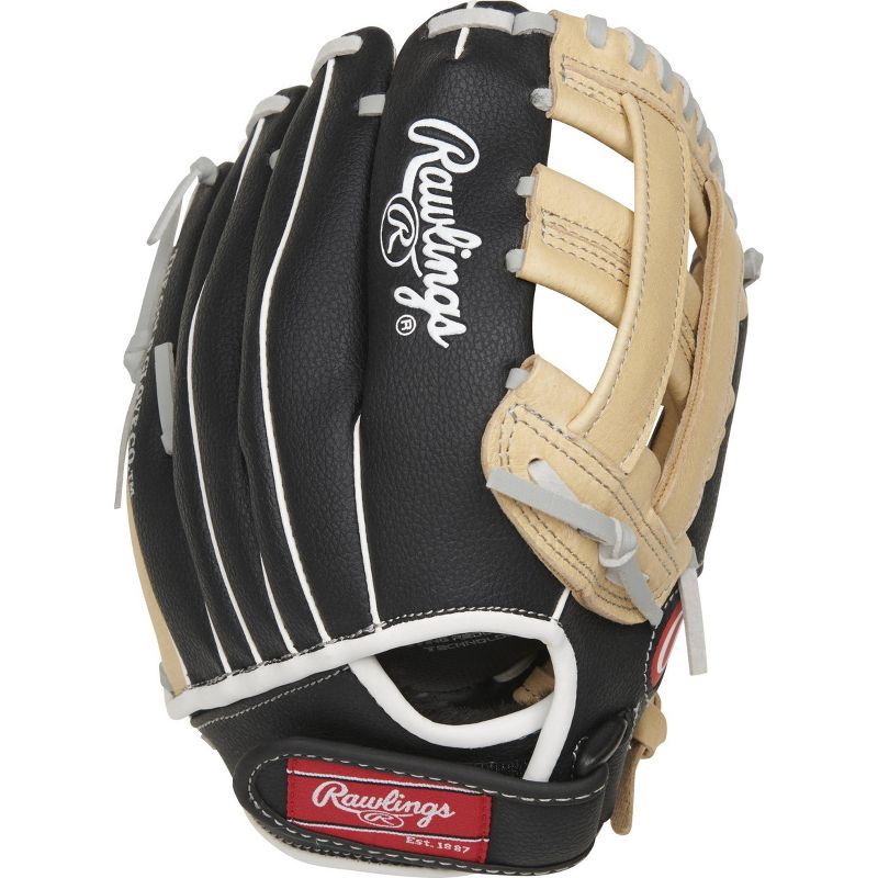 slide 2 of 3, Rawlings Playmaker 10.5" T Ball Glove - Black/Brown, 1 ct