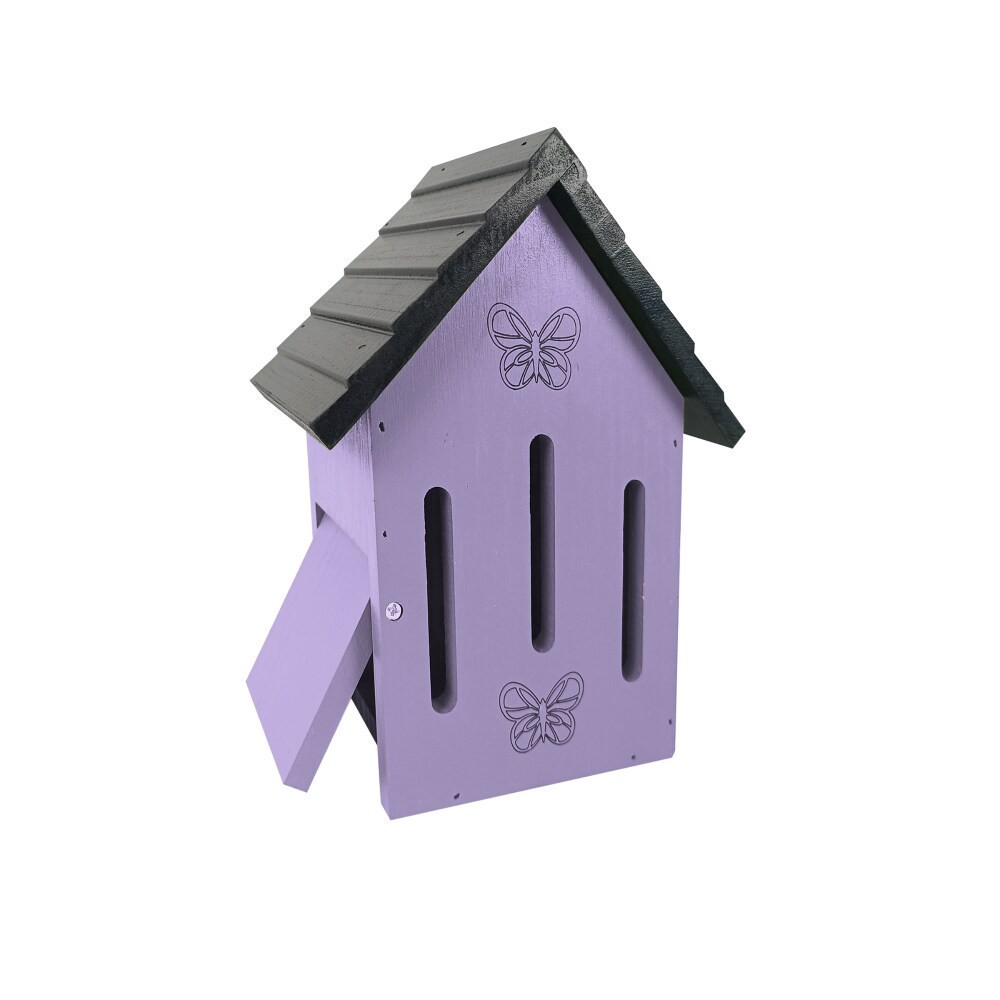 slide 1 of 1, Bambeco Butterfly House - Purple, 8 in