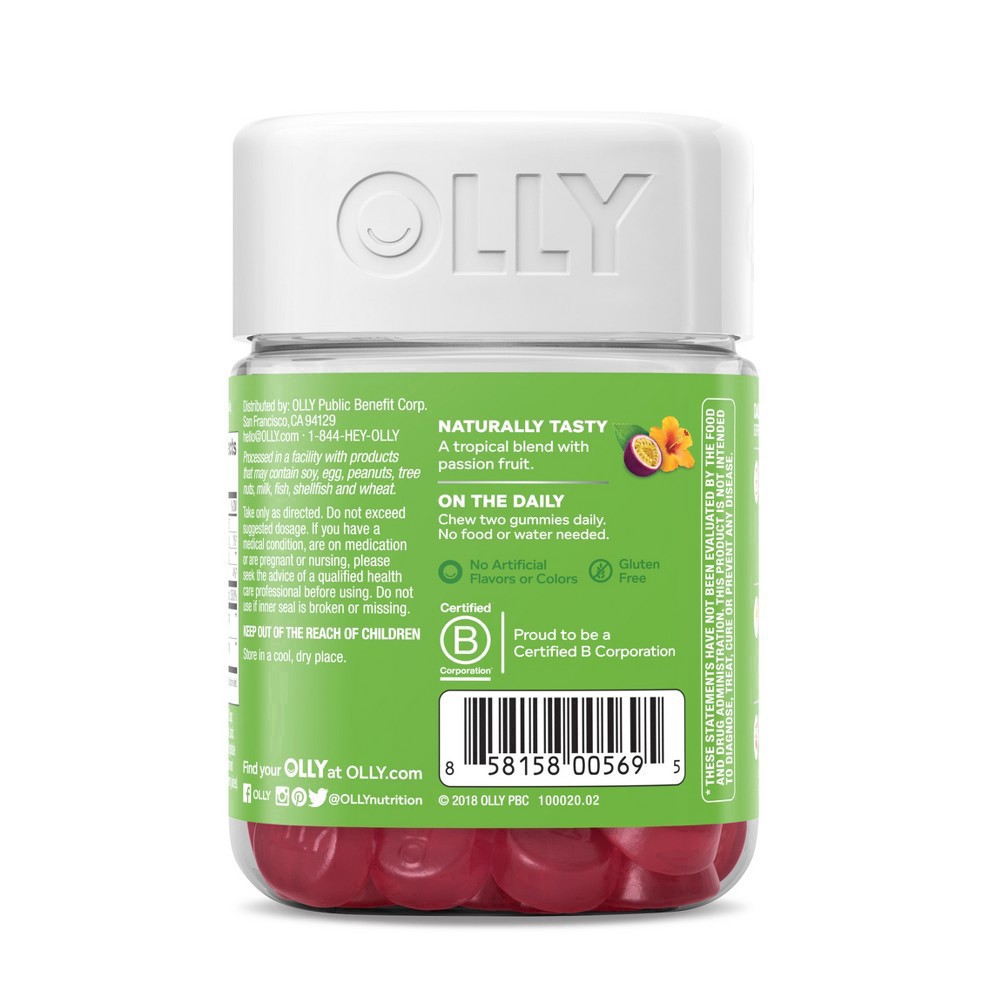 slide 11 of 99, Olly Daily Energy - Caffeine Free - 60ct, 60 ct