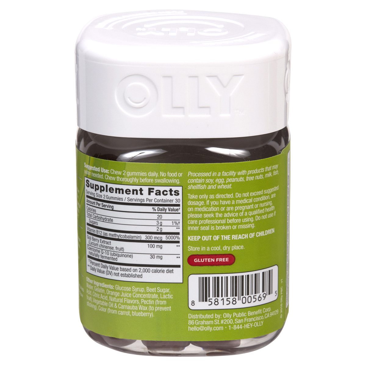 slide 89 of 99, Olly Daily Energy - Caffeine Free - 60ct, 60 ct