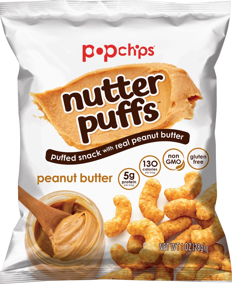 slide 10 of 10, Peanut Butter & Co. Nutter Puffs Puffed Snack, 1 oz