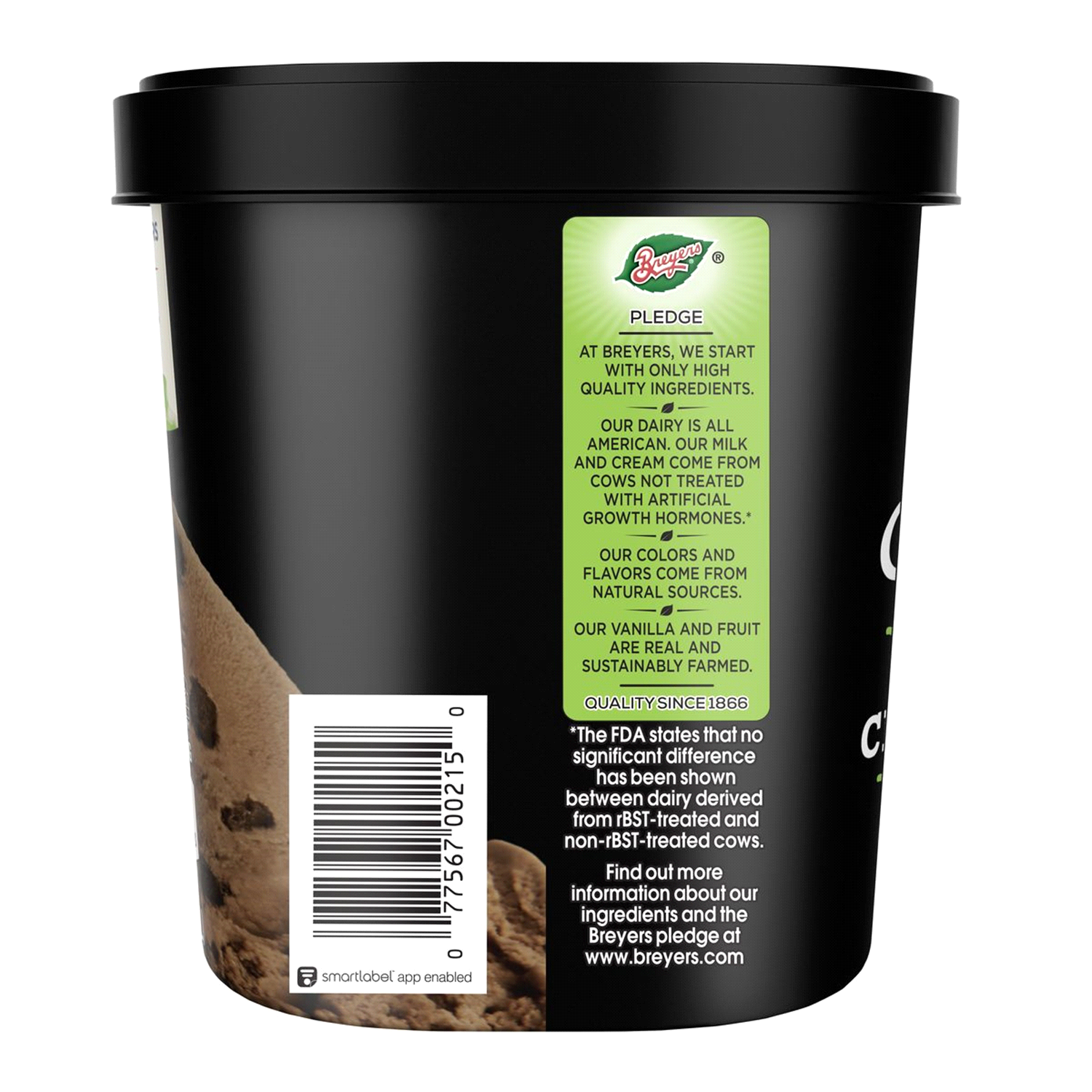 slide 3 of 5, Breyers Layered Dessert Brownie Cheesecake Frozen Dairy Dessert 1.5 qt, 48 oz