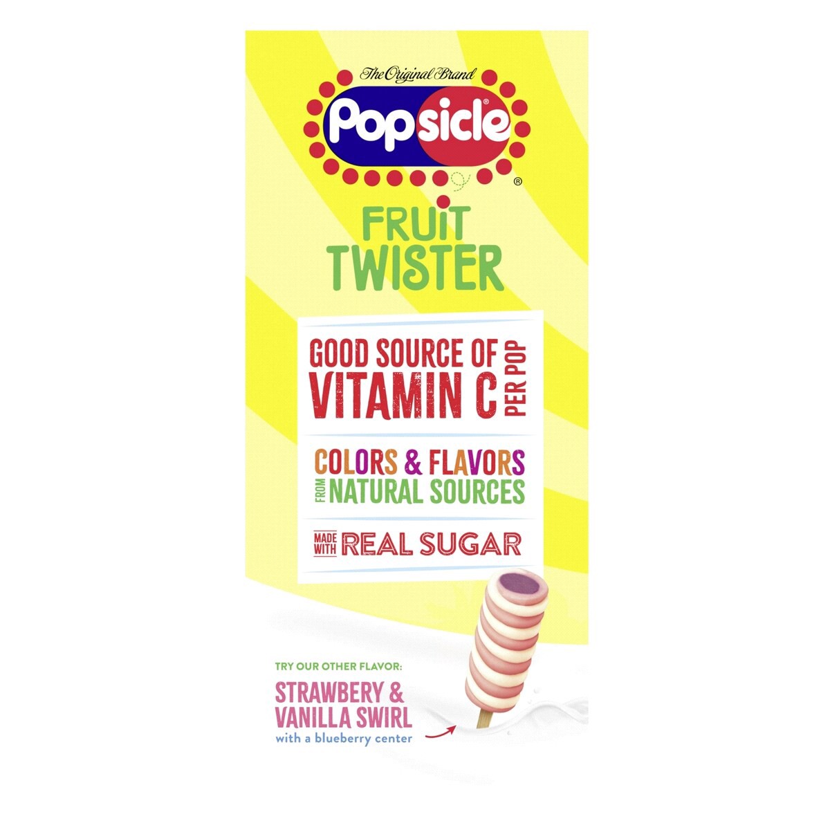 slide 13 of 29, Popsicle Ice Pops Peach Raspberry Vanilla, 16.2 oz, 6 Count, 16.2 oz