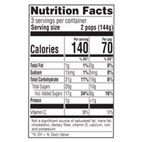 slide 7 of 29, Popsicle Ice Pops Peach Raspberry Vanilla, 16.2 oz, 6 Count, 16.2 oz