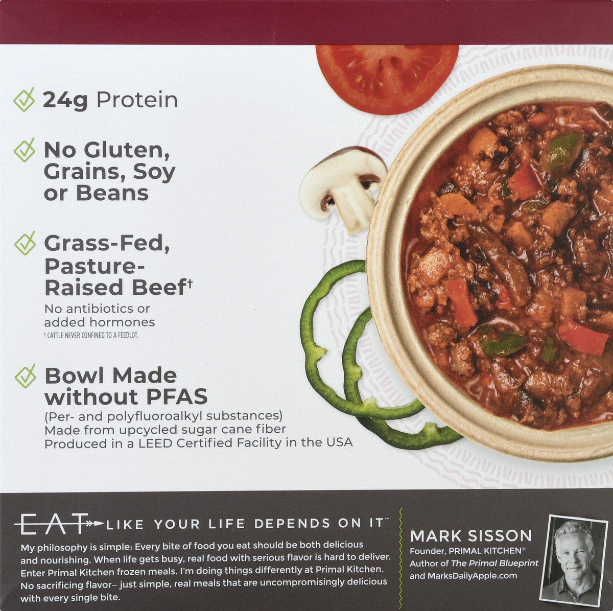 slide 11 of 13, Primal Kitchen Beef & Mushroom Bowl 11 oz, 11 oz