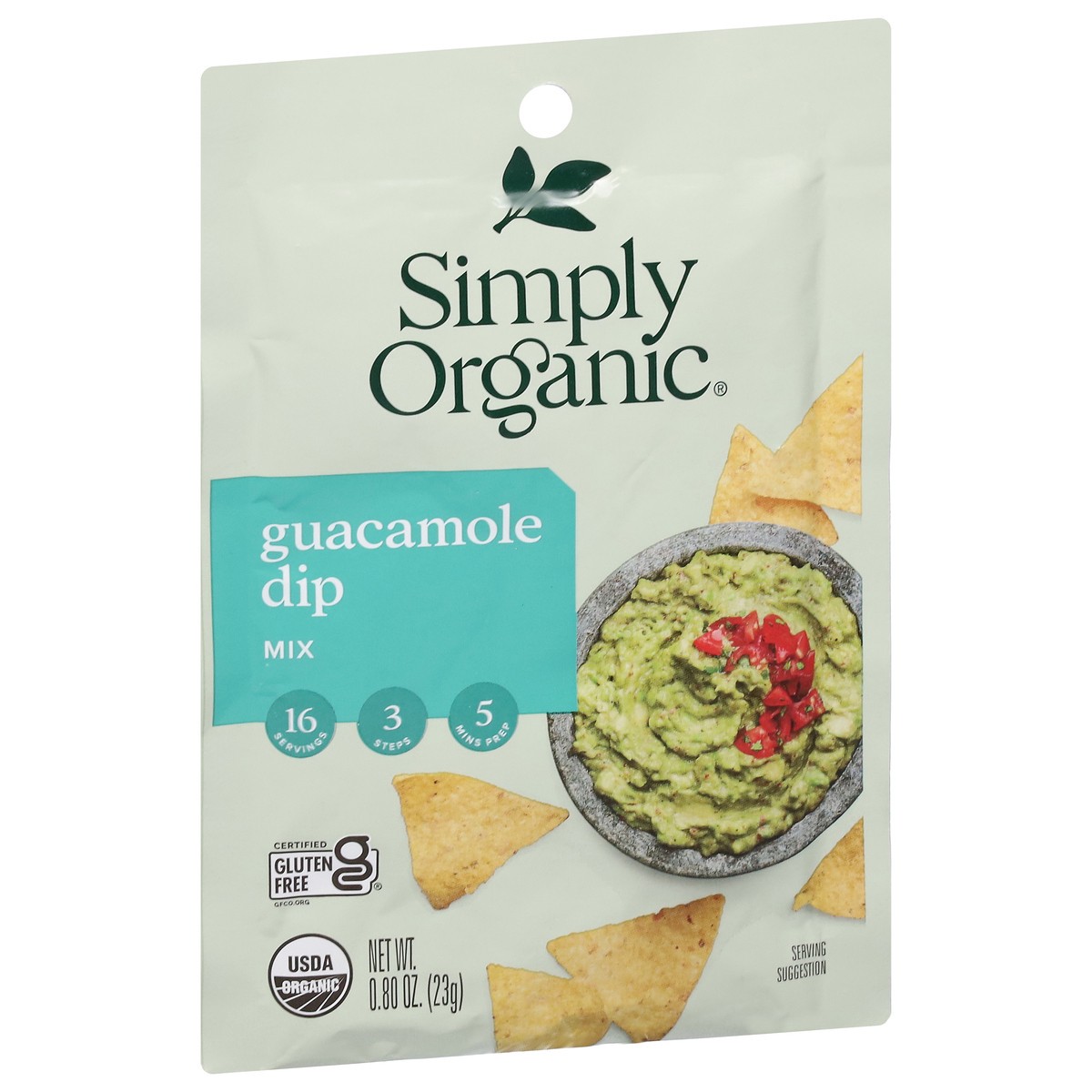 slide 5 of 9, Simply Organic Guacamole Dip Mix, 0.8 oz