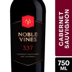 Noble Vines Cabernet Sauvignon, 337, California, 2018