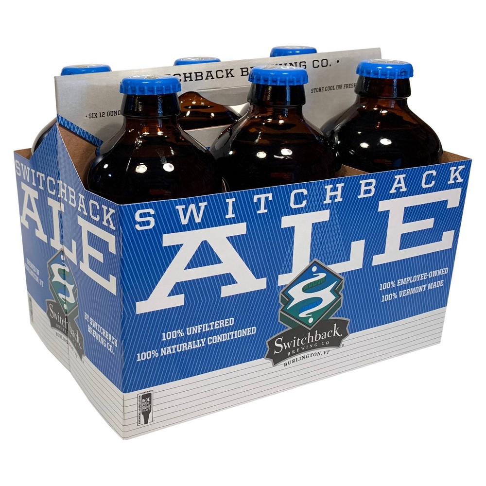 slide 3 of 3, Switchback Brewing Co Switchback Ale Beer - 6pk/12 fl oz Bottles, 6 ct; 12 fl oz