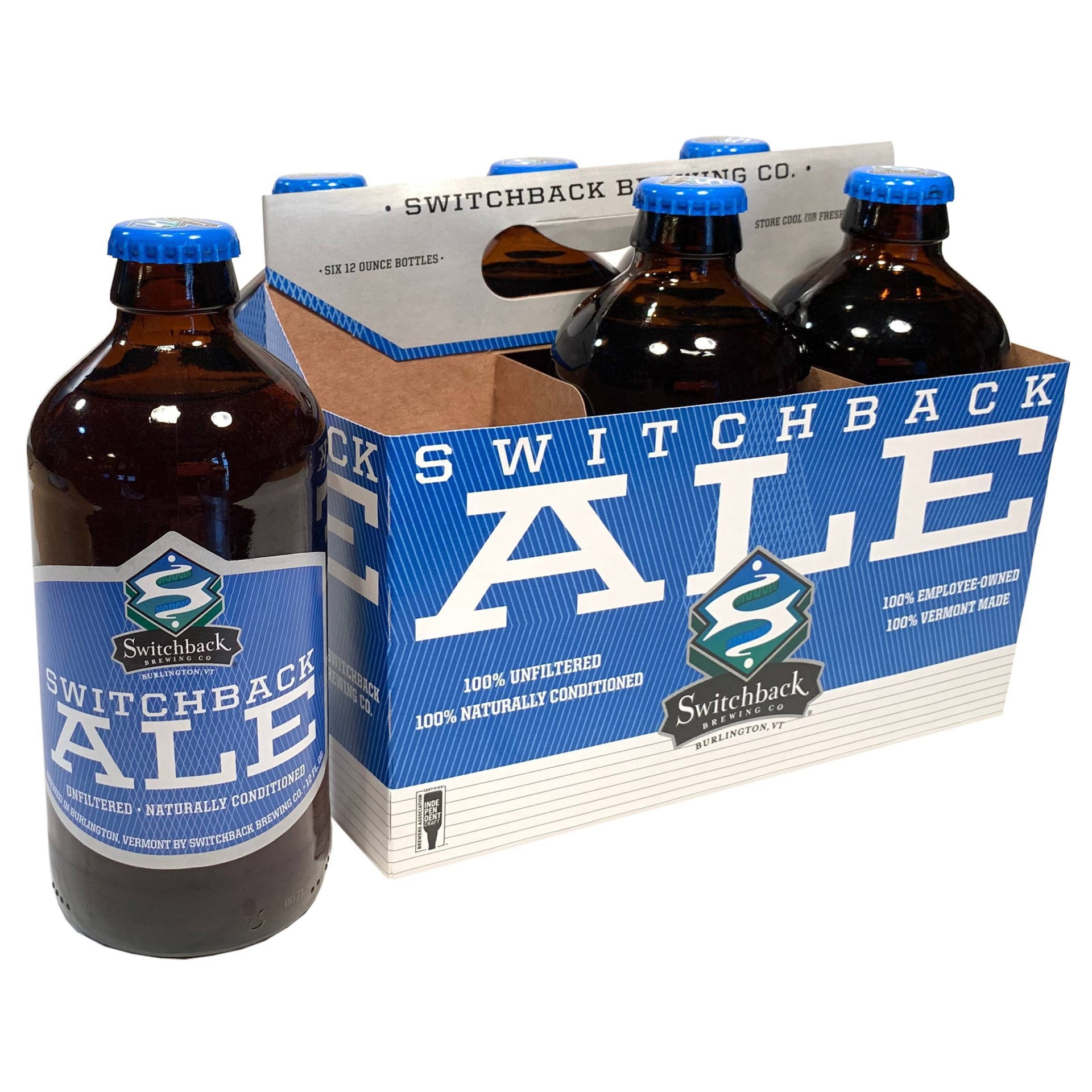 slide 1 of 3, Switchback Brewing Co Switchback Ale Beer - 6pk/12 fl oz Bottles, 6 ct; 12 fl oz