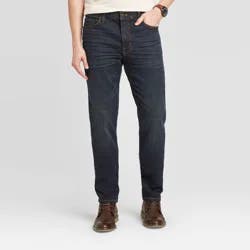 Men's Slim Fit Jeans - Goodfellow & Co™ Indigo 36x32: Mid Rise, Stretch Denim, Fly Button Closure