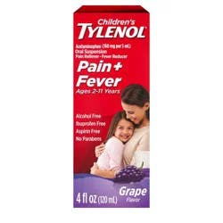Children's Tylenol Grape Oral Suspension - 4 fl oz