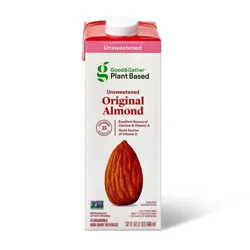 Unsweetened Almond Milk Shelf Stable - 32oz - Good & Gather™