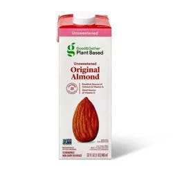 Unsweetened Almond Milk Shelf Stable - 32oz - Good & Gather™