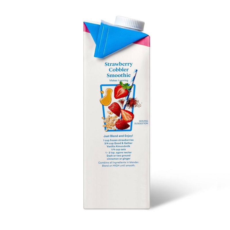 slide 3 of 3, Unsweetened Vanilla Almond Milk - 32oz - Good & Gather™, 32 oz