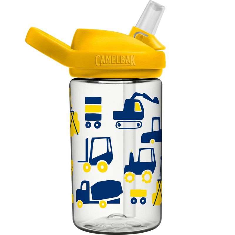 slide 3 of 7, CamelBak Eddy+ 14oz Kids' Tritan Renew Water Bottle - Construction, 14 oz