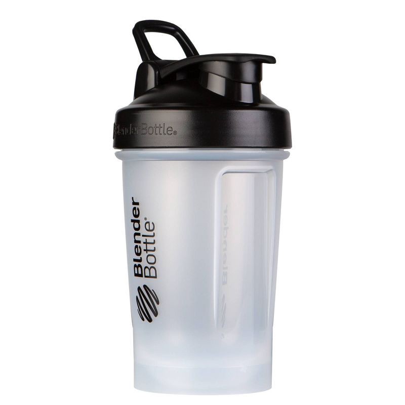 slide 3 of 4, BlenderBottle 20oz Classic Bottle - Clear/Black, 1 ct