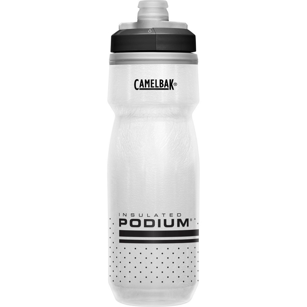 slide 4 of 5, CamelBak 21oz Podium Chill Insulated Squeeze Water Bottle - White/Black, 21 oz