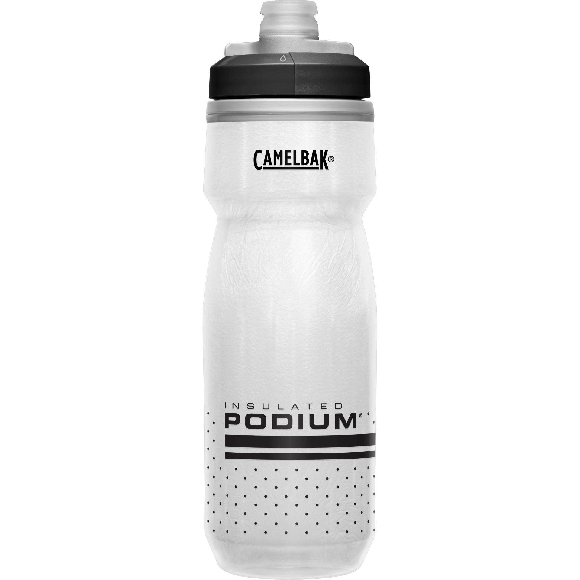 slide 1 of 5, CamelBak 21oz Podium Chill Insulated Squeeze Water Bottle - White/Black, 21 oz