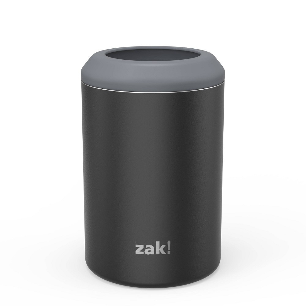 slide 2 of 11, Zak Designs Zak! Designs 12.5oz Stainless Steel Insulated Can Cooler - Black, 1 ct