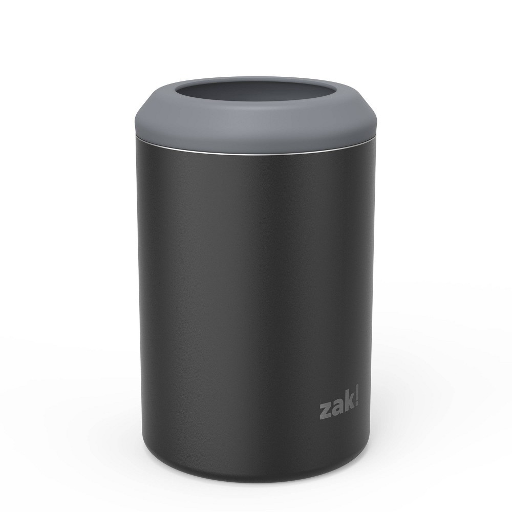 slide 7 of 11, Zak Designs Zak! Designs 12.5oz Stainless Steel Insulated Can Cooler - Black, 1 ct