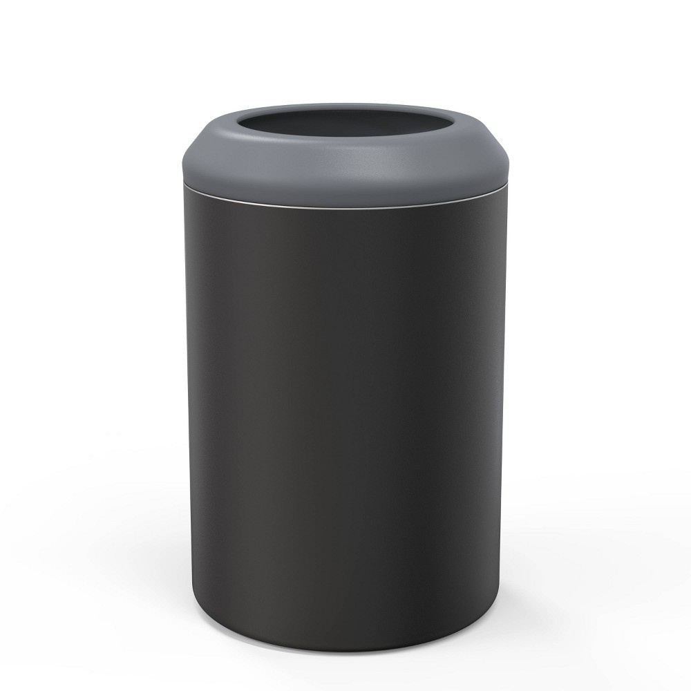 slide 9 of 11, Zak Designs Zak! Designs 12.5oz Stainless Steel Insulated Can Cooler - Black, 1 ct