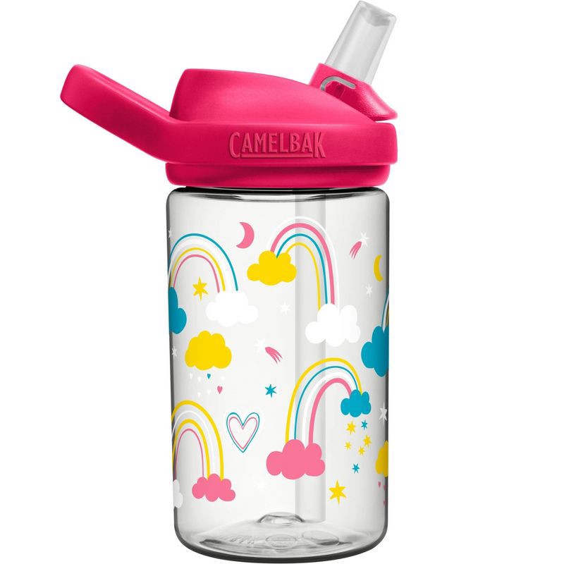 slide 3 of 9, CamelBak Eddy+ 14oz Kids' Tritan Renew Water Bottle - Rainbow Love, 14 oz