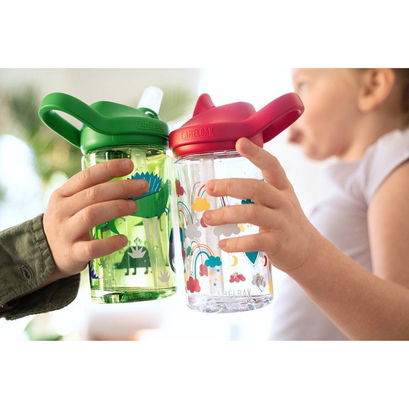 slide 8 of 9, CamelBak Eddy+ 14oz Kids' Tritan Renew Water Bottle - Rainbow Love, 14 oz