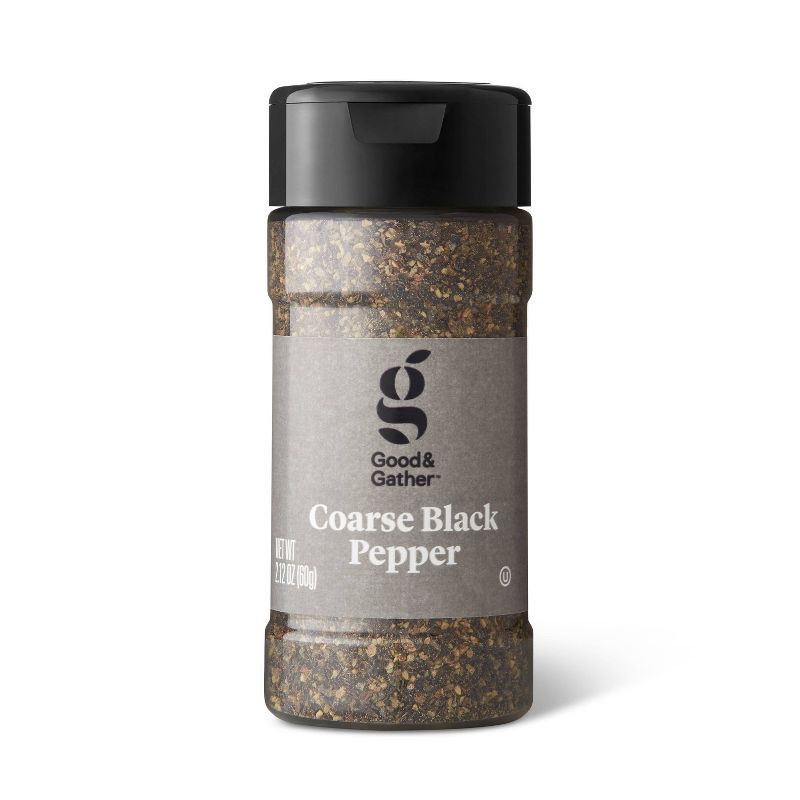 slide 1 of 3, Coarse Black Pepper - 2.12oz - Good & Gather™, 2.12 oz