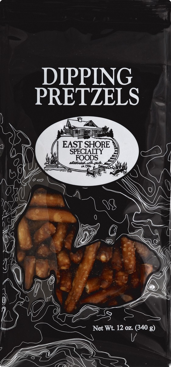 slide 6 of 6, East Shore Pretzels 12 oz, 12 oz