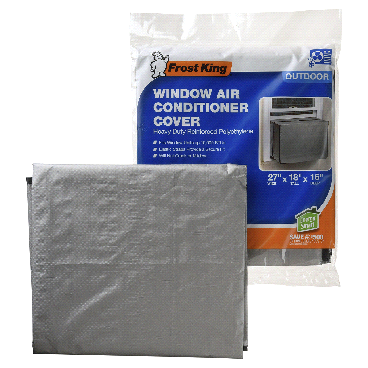 slide 2 of 3, Frost King Air Conditioner Cover, 18 x 27 x 16, 1 ct