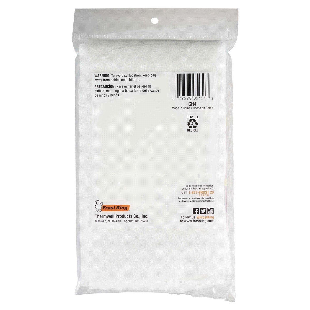 slide 2 of 2, Frost King Cotton Cheesecloth, 1 ct