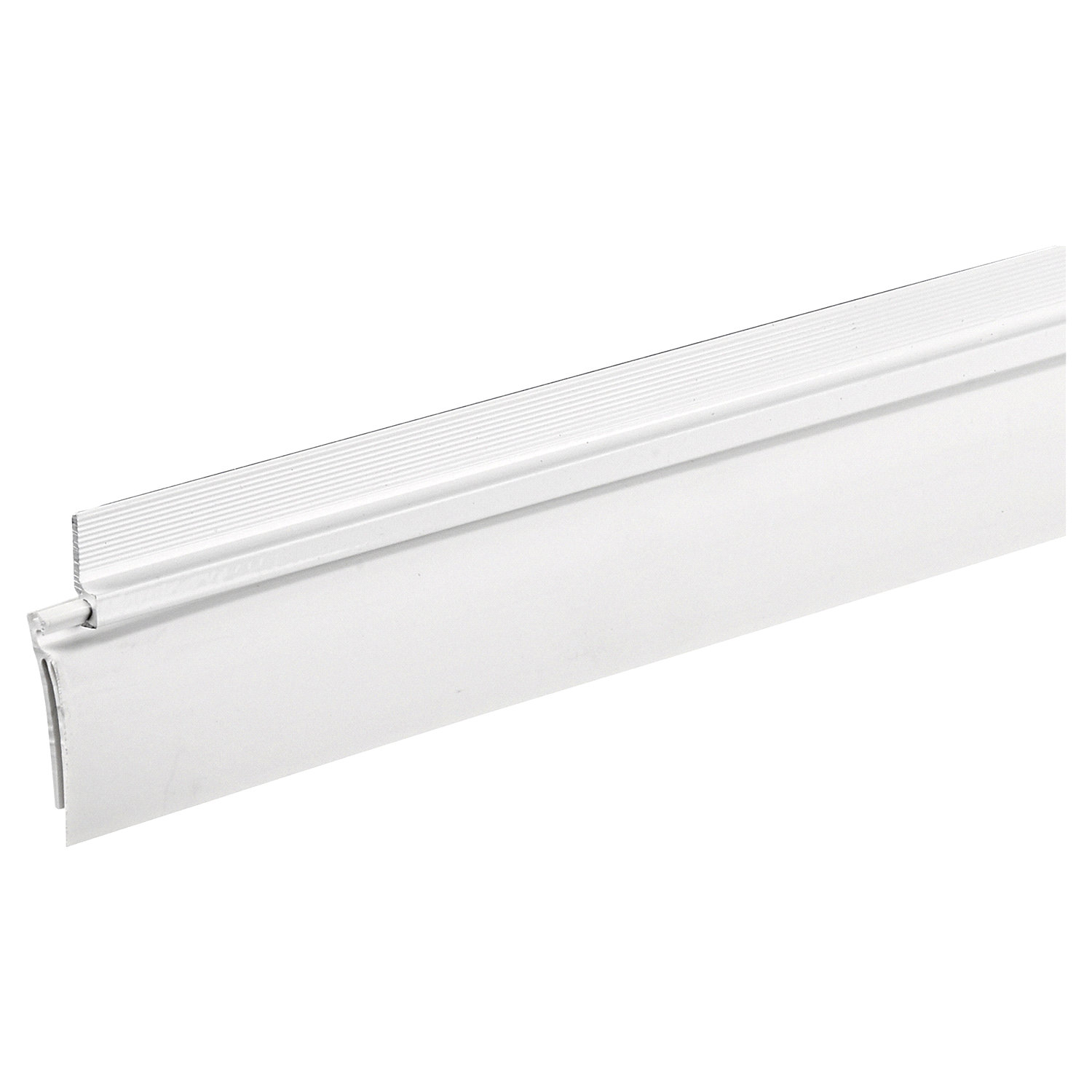 slide 2 of 2, Frost King 36 Self-Stick Door Sweep, Metal/Aluminum White, 1 ct