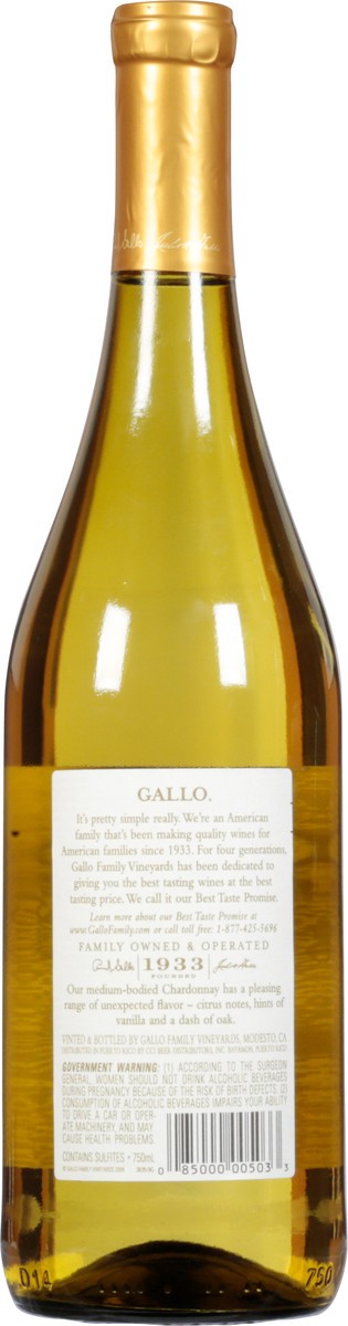 slide 3 of 12, Gallo Family Vineyards White Wine, 750 ml