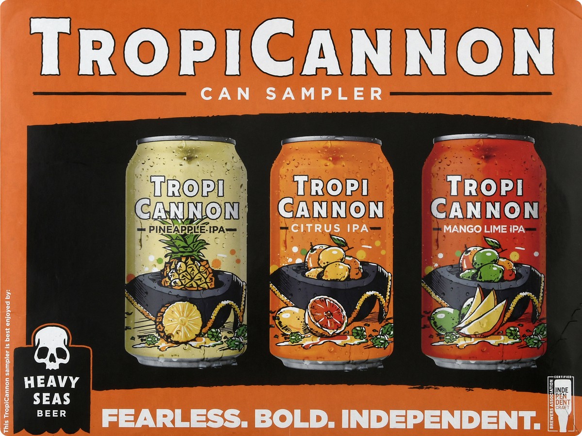 slide 7 of 9, Heavy Seas Beer Can Sampler TropiCannon Beer 12 ea, 12 ct