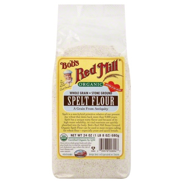 slide 1 of 1, Bob's Red Mill Organic Whole Grain Spelt Flour, 24 oz