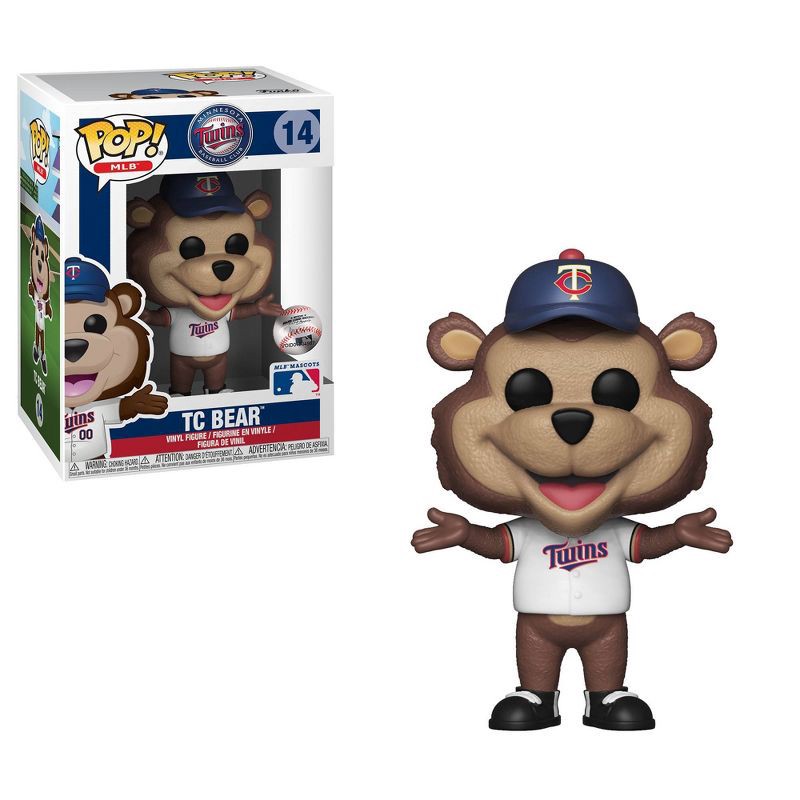 slide 3 of 3, Funko POP! MLB: Minnesota Twins - TC Bear, 1 ct
