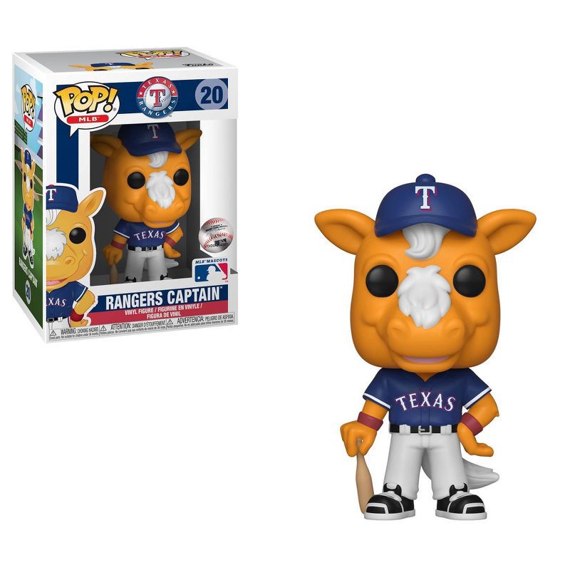 slide 3 of 3, Funko POP! MLB: Texas Rangers - Ranger's Captain, 1 ct