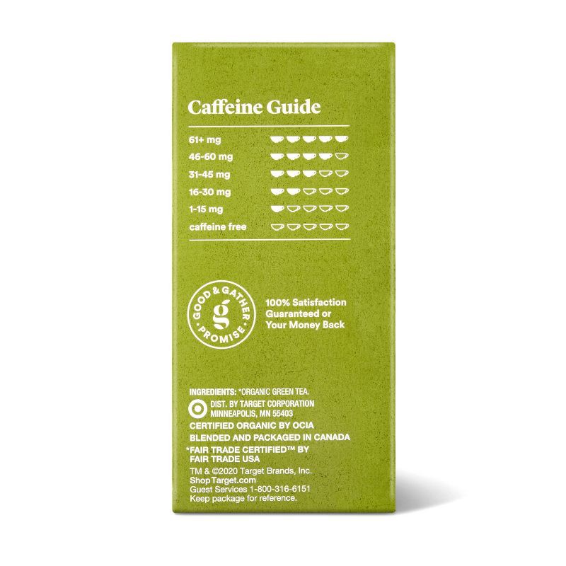 slide 3 of 4, Organic Green Tea - 20ct - Good & Gather™, 20 ct