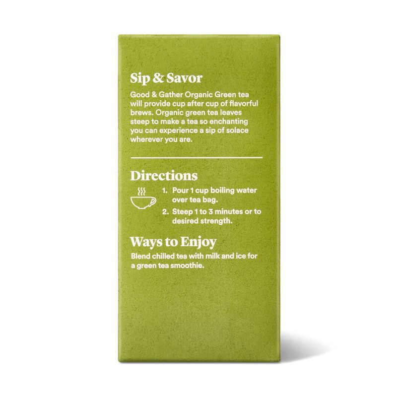 slide 4 of 4, Organic Green Tea - 20ct - Good & Gather™, 20 ct