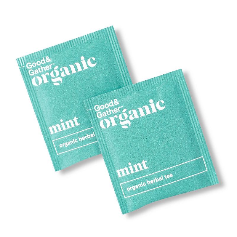 slide 2 of 4, Organic Mint Tea - 20ct - Good & Gather™, 20 ct