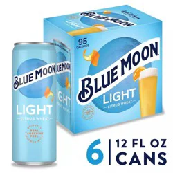Blue Moon Light - 6pk/12 fl oz Slim Cans