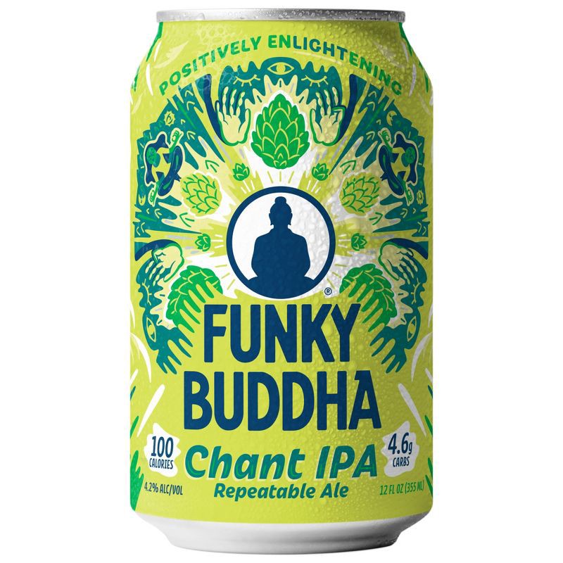 slide 2 of 5, Funky Buddha Brewery Funky Buddha Chant IPA Beer - 6pk/12 fl oz Cans, 6 ct; 12 fl oz