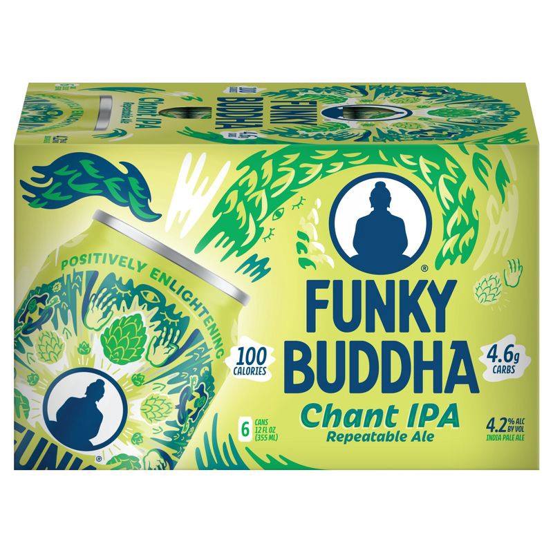 slide 4 of 5, Funky Buddha Brewery Funky Buddha Chant IPA Beer - 6pk/12 fl oz Cans, 6 ct; 12 fl oz