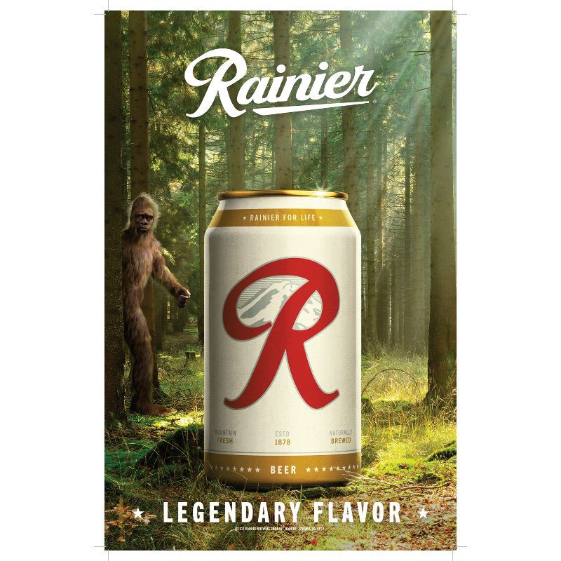 slide 8 of 8, Rainier Beer - 6pk/16 fl oz Cans, 6 ct; 16 fl oz